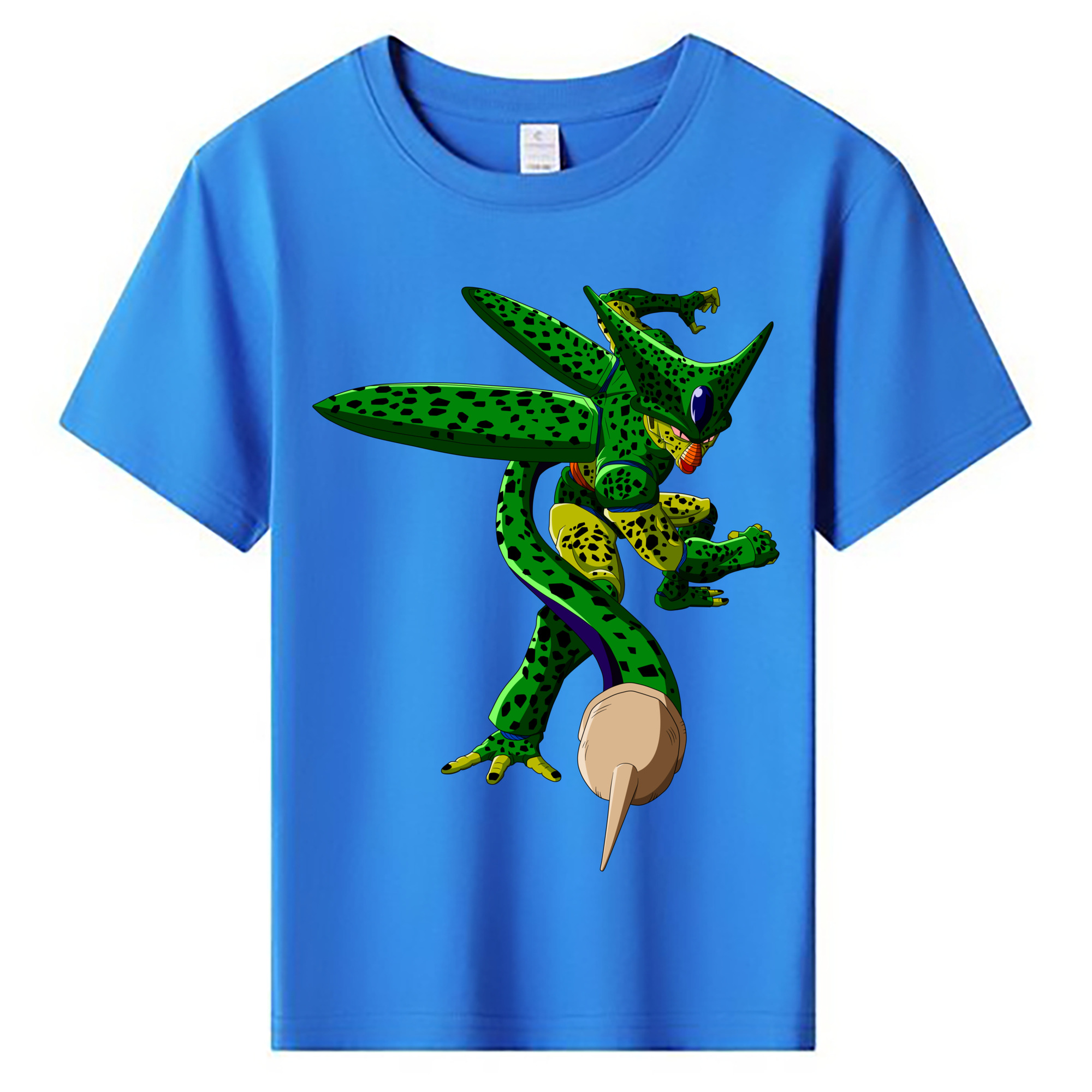 （画像用） ドラゴンボール セル DRAGON BALL Cell 綿100％キッズTシャツ（フロントプリント）